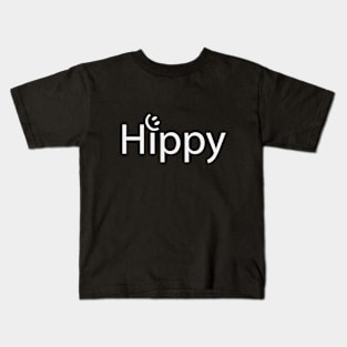 Hippy and happy fun design Kids T-Shirt